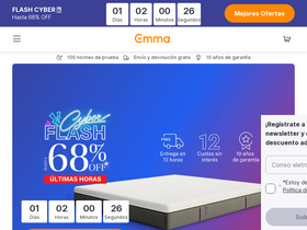 'emma-colchon.cl' screenshot