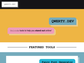 'qwerty.dev' screenshot