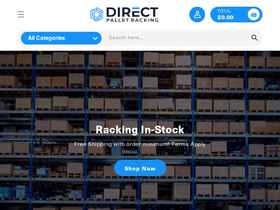 directpalletracking.com homepage screenshot