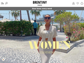 'brentinyparis.com' screenshot