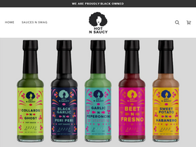hotnsaucynyc.com homepage screenshot