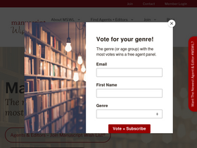 'manuscriptwishlist.com' screenshot