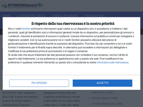 'aforismimania.it' screenshot