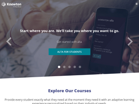'knewton.com' screenshot