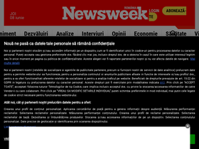 'newsweek.ro' screenshot