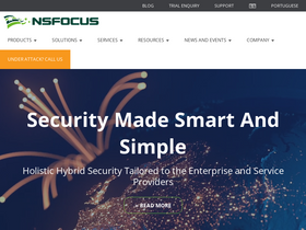 'nsfocus.com' screenshot