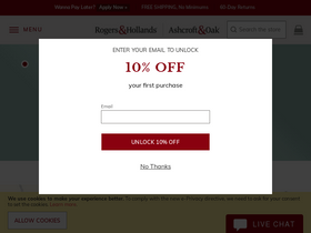 'rogersandhollands.com' screenshot