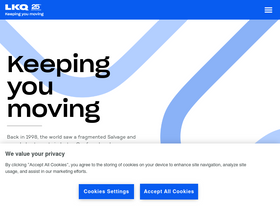 'lkqcorp.com' screenshot