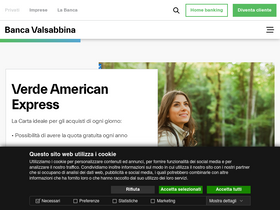 'bancavalsabbina.com' screenshot