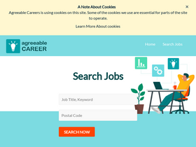 'agreeablecareer.com' screenshot