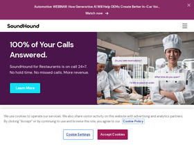 'soundhound.com' screenshot