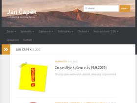 'jcapek.cz' screenshot