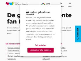 'sudwestfryslan.nl' screenshot