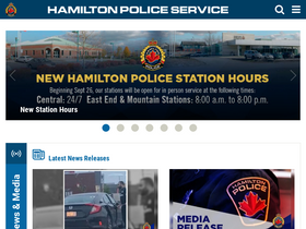 'hamiltonpolice.on.ca' screenshot