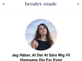 'hendesmade.dk' screenshot