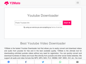 'y2mate.is' screenshot