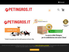'petingros.it' screenshot