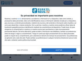 'euskalnews.tv' screenshot
