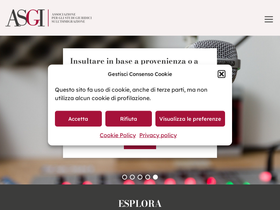 'asgi.it' screenshot