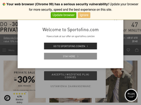 'sportofino.com' screenshot