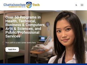 'chattahoocheetech.edu' screenshot