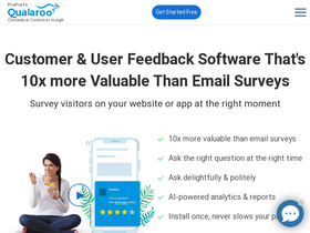 'qualaroo.com' screenshot