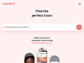 'superprof.com' screenshot
