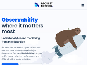 'requestmetrics.com' screenshot