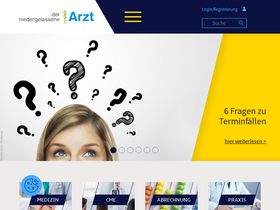 'der-niedergelassene-arzt.de' screenshot