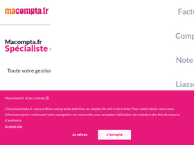 'macompta.fr' screenshot