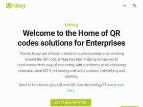 'unitag.io' screenshot