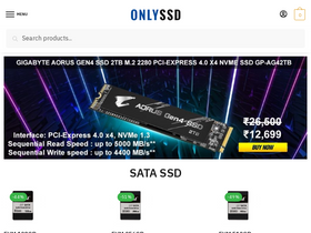 'onlyssd.com' screenshot