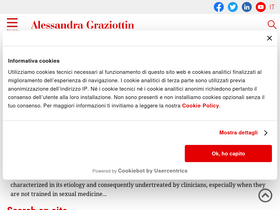 'alessandragraziottin.it' screenshot