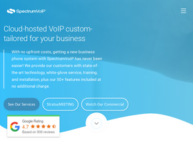 'spectrumvoip.com' screenshot