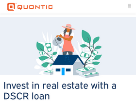 'quontic.com' screenshot