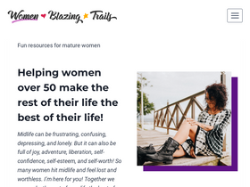 'womenblazingtrails.com' screenshot