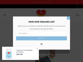lovemyscale.com homepage screenshot