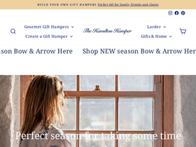 thehamiltonhamper.com.au homepage screenshot