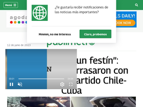 'publimetro.cl' screenshot