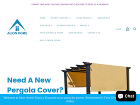alionhome.com homepage screenshot