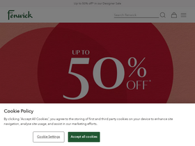 'fenwick.co.uk' screenshot