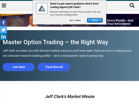 'jeffclarktrader.com' screenshot