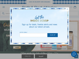 'bathandbodyworks.com.sa' screenshot