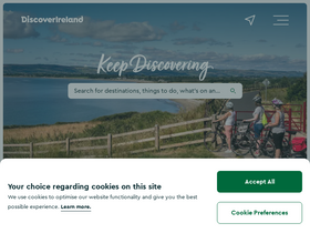 'discoverireland.ie' screenshot