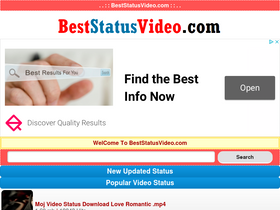 'beststatusvideo.com' screenshot