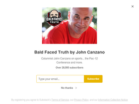 'johncanzano.com' screenshot