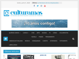 'culturamas.es' screenshot