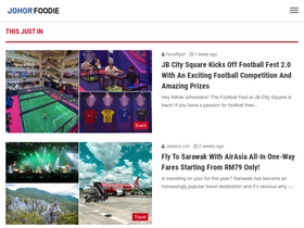 'johorfoodie.com' screenshot