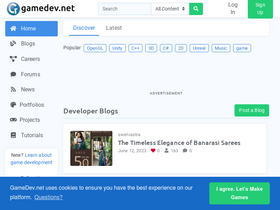 'gamedev.net' screenshot