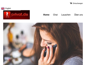 privat.de homepage screenshot
